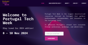 Portugal Tech Week Website
